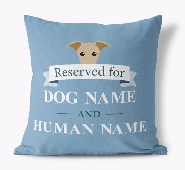 Reserved For: Personalised {breedFullName} Canvas Cushion